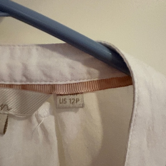 White Ruffled Sleeveless Top - Picture 2 of 5